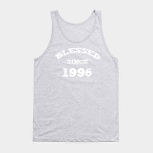 Blessed Since 1996 Cool Blessed Christian Birthday Tank Top